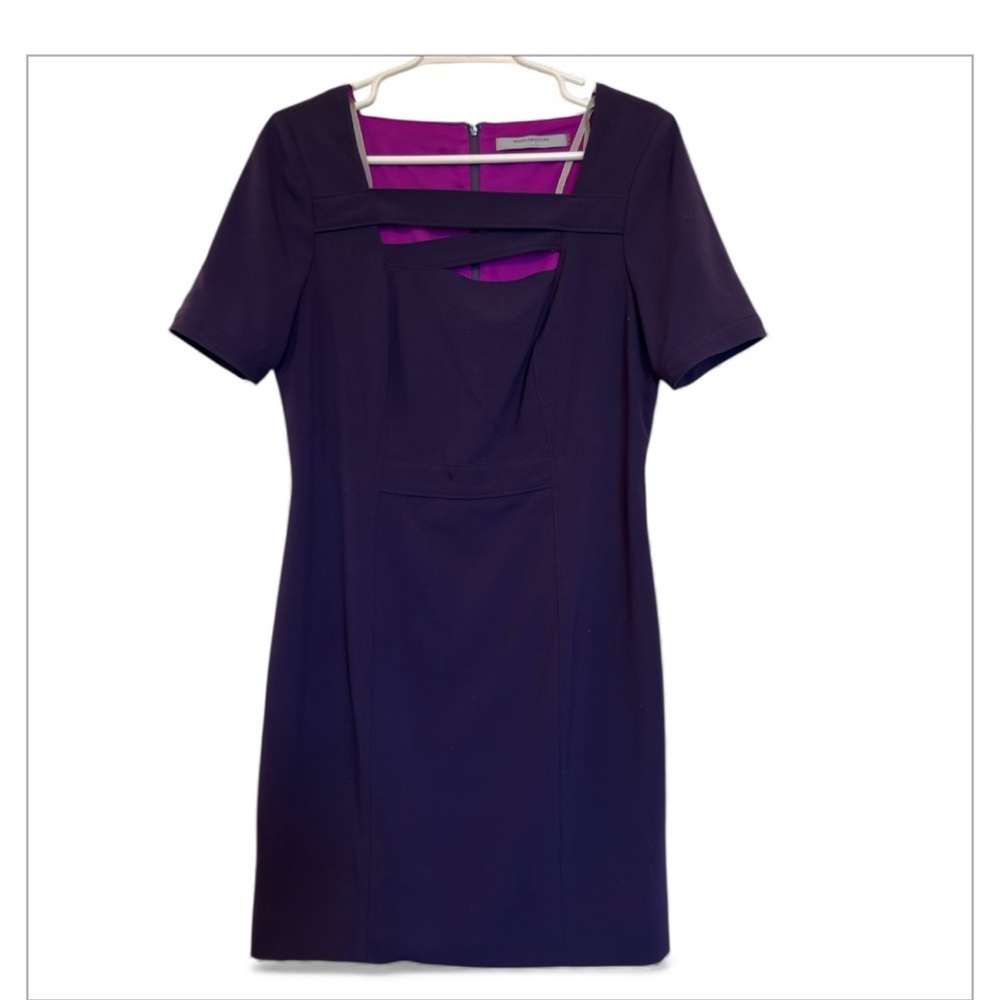Marc New York by Andrew Marc Sheath Dress – Purple Size 6/8